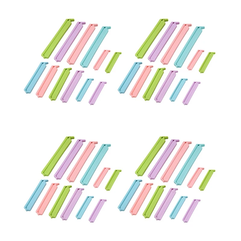 48 шт., кухонные пластиковые зажимы для упаковки закусок, S,M,L
48 шт., кухонные пластиковые зажимы для упаковки закусок, S,M,L