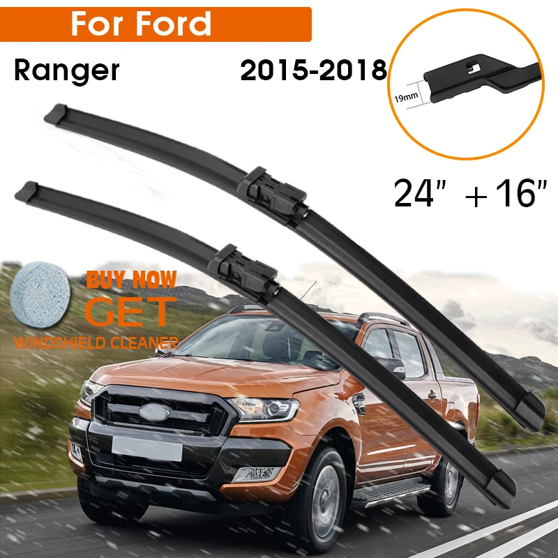 Car Wiper Blade For Ford Ranger 2015-2018 Windshield Rubber Silicon Refill Front Window Wiper 24"+16" LHD RHD Auto Accessorie
Car Wiper Blade For Ford Ranger 2015-2018 Windshield Rubber Silicon Refill Front Window Wiper 24"+16" LHD RHD Auto Accessorie