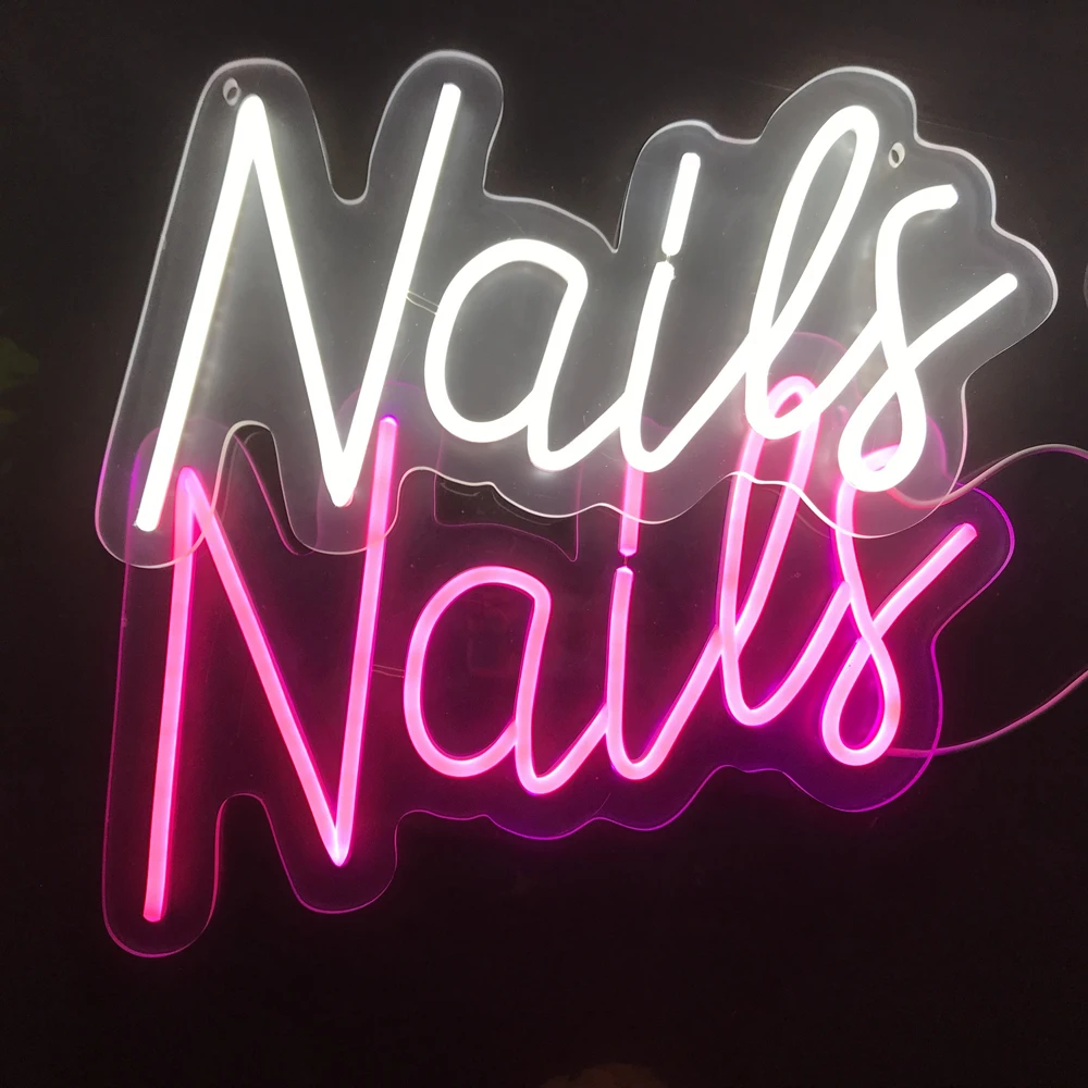 Beauty Salon Neon Sign Light Pink Nails Lashes Brows Nails Room Art Wall Decor Sign for Business Stores Logo LED Neon Lamp
Beauty Salon Neon Sign Light Pink Nails Lashes Brows Nails Room Art Wall Decor Sign for Business Stores Logo LED Neon Lamp