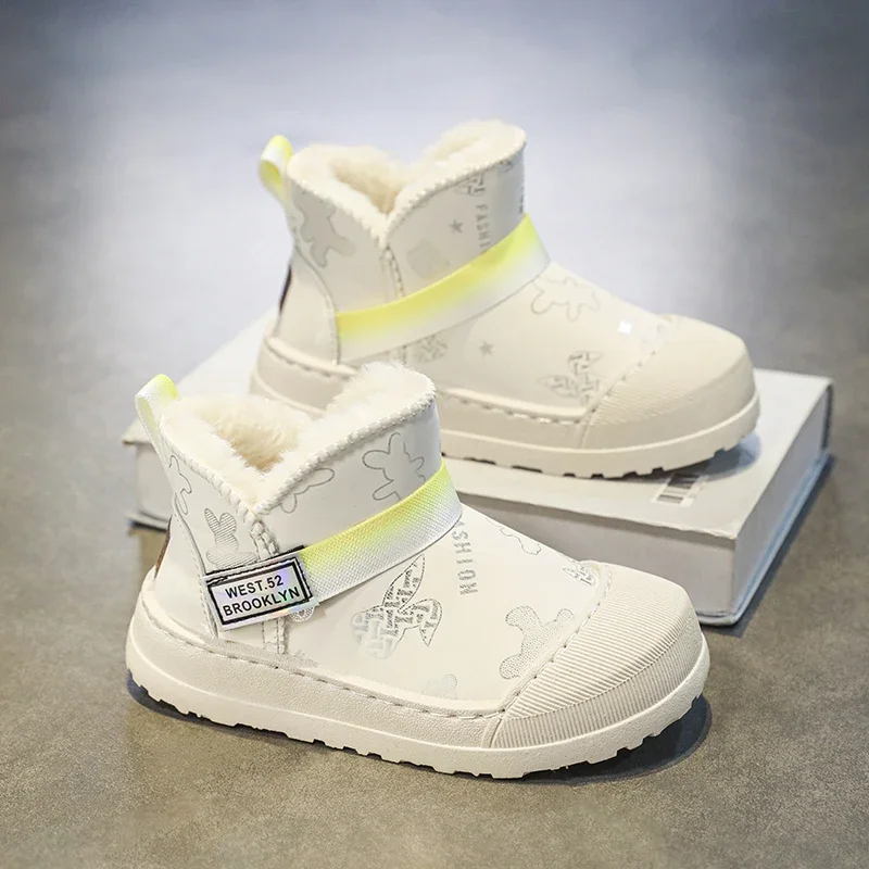 Winter Boots for Children Round Toe Waterproof Outdoor Non-slip Wear-Resistant Plus Velvet Model Fashion Comfortable Soft Trendy
Winter Boots for Children Round Toe Waterproof Outdoor Non-slip Wear-Resistant Plus Velvet Model Fashion Comfortable Soft Trendy