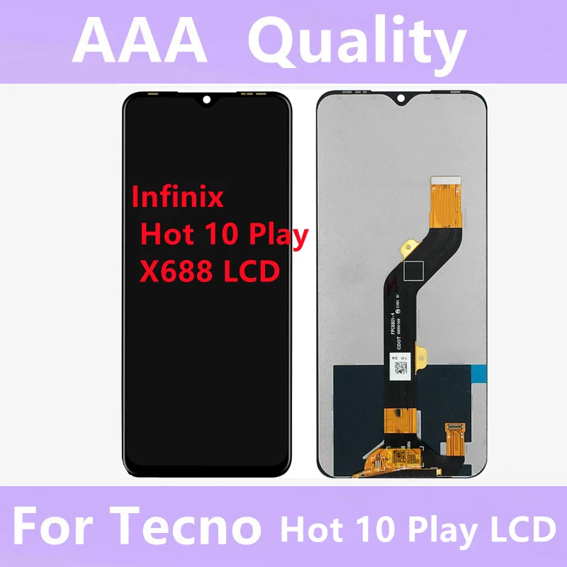 Original X For Infinix Hot Play Lcd Display Touch Screen Digitizer Assembly Repair