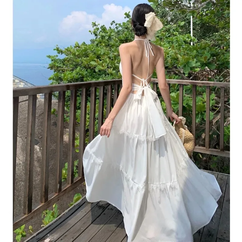 Backless Spaghetti Women Dress Bodycon White Summer Evening Party Dresses Sleeveless Design Holiday Vacation Clothing
Backless Spaghetti Women Dress Bodycon White Summer Evening Party Dresses Sleeveless Design Holiday Vacation Clothing
