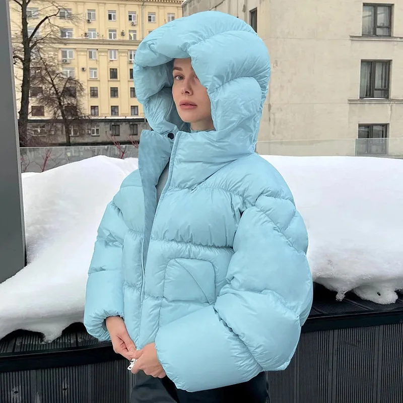 2022 Autumn and Winter Women's New Fashion Collar Hooded Thickened Short Solid Color Cotton Jacket Warm Windproof
2022 Autumn and Winter Women's New Fashion Collar Hooded Thickened Short Solid Color Cotton Jacket Warm Windproof
