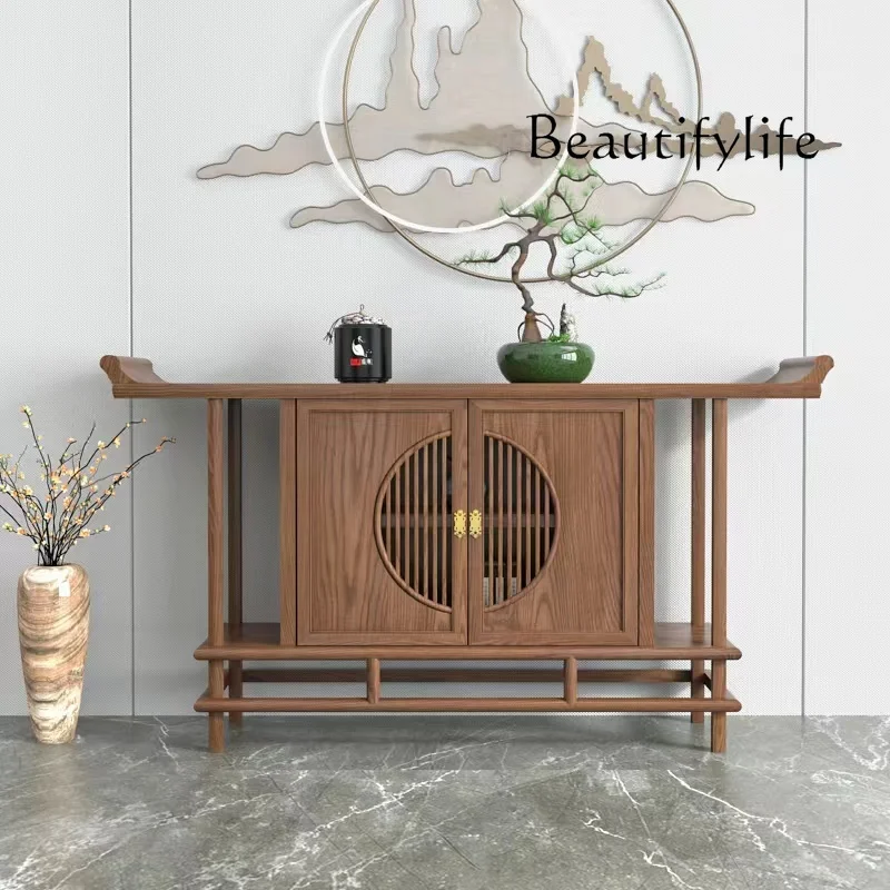 Nordic New Chinese Style Solid Wood Entrance Cabinet Household Minimalist Display Cabinet
Nordic New Chinese Style Solid Wood Entrance Cabinet Household Minimalist Display Cabinet