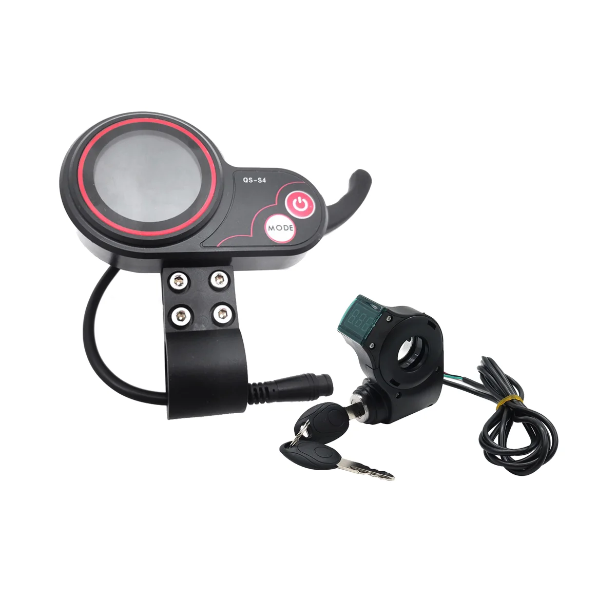 QS-S4 72V Thumb Throttle LCD Display Meter+Lgnition Lock Key Long Cable Only for Zero 11X Electric Scooter 6PIN Display
QS-S4 72V Thumb Throttle LCD Display Meter+Lgnition Lock Key Long Cable Only for Zero 11X Electric Scooter 6PIN Display