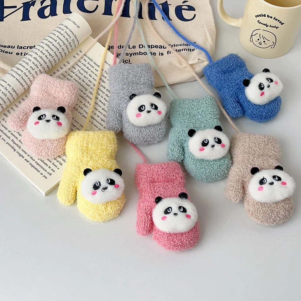 0-2Y Baby Gloves Cartoon Panda Baby Mittens Winter Warm Knitted Children Gloves Toddler Thicken Winter Coral Fleece Handschoen
0-2Y Baby Gloves Cartoon Panda Baby Mittens Winter Warm Knitted Children Gloves Toddler Thicken Winter Coral Fleece Handschoen