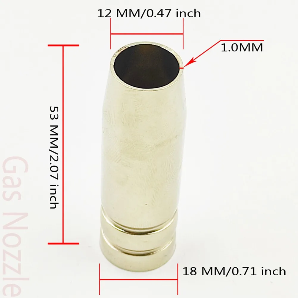 Professional grade MB15AK MIG/MAG M6 Welding Torch Contact Tips Holder Gas Nozzle Set with 12 Piece Conductive Nozzles
Professional grade MB15AK MIG/MAG M6 Welding Torch Contact Tips Holder Gas Nozzle Set with 12 Piece Conductive Nozzles