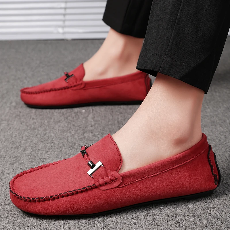 New Casual Italian Mens Loafers Luxury Brand Driving Shoes Lightweight Mens Slip on Shoes Summer Handmade Leather Men Shoes
New Casual Italian Mens Loafers Luxury Brand Driving Shoes Lightweight Mens Slip on Shoes Summer Handmade Leather Men Shoes