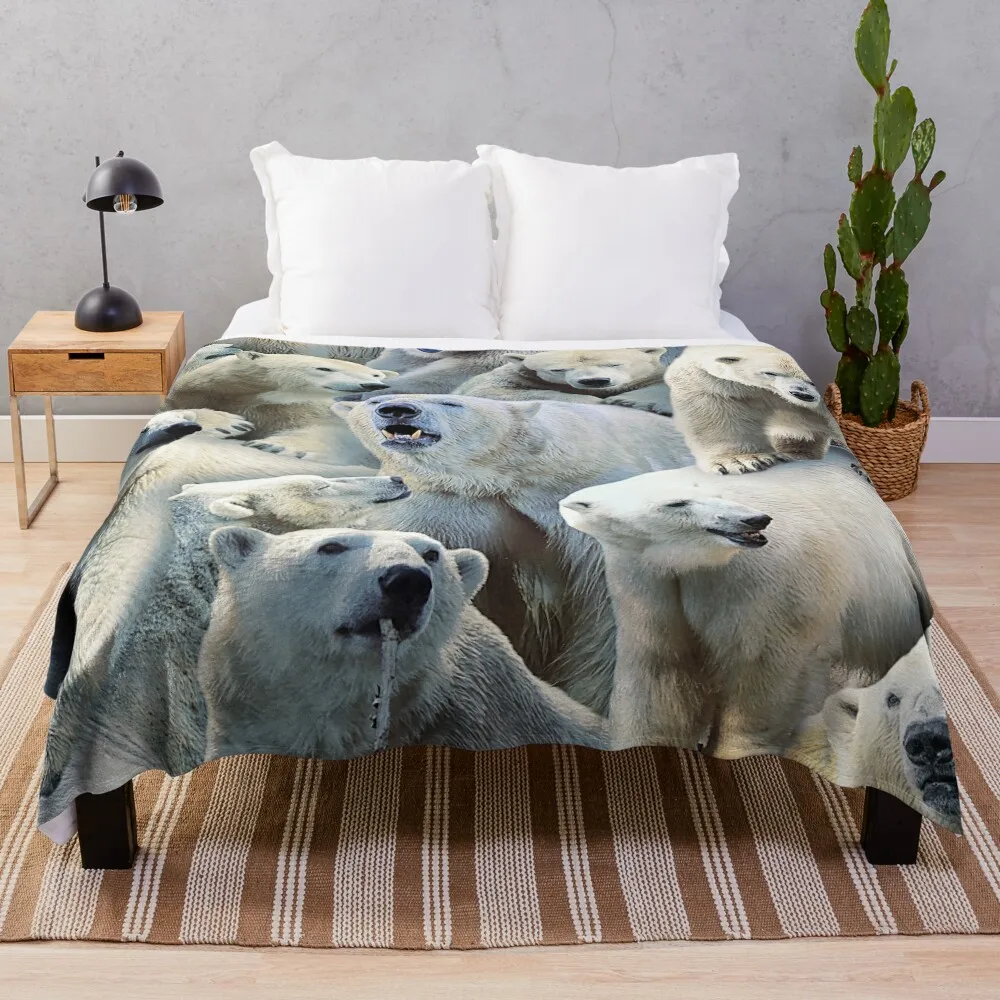 Polar Bears Throw Blanket Quilt Blanket Sleeping Bag Blanket Summer Bedding Blankets
Polar Bears Throw Blanket Quilt Blanket Sleeping Bag Blanket Summer Bedding Blankets