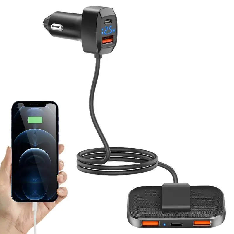 Fast Car Charger With USB Adapter And LED Indicator High-power Car Expansion Mobile Phone Fast Charging Car Interior Accessories
Fast Car Charger With USB Adapter And LED Indicator High-power Car Expansion Mobile Phone Fast Charging Car Interior Accessories