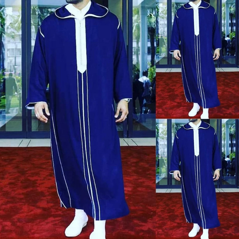 Men Robe for w/ Long Sleeves Male Thobe Traditional Muslim Clothing Eid Middle East Arab Arabic Jubba Thobe for Four Sea
Men Robe for w/ Long Sleeves Male Thobe Traditional Muslim Clothing Eid Middle East Arab Arabic Jubba Thobe for Four Sea