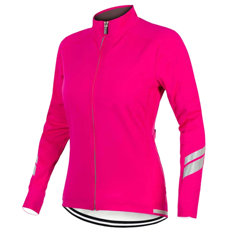 

Long Sleeve Cycling Jersey for Women, Bicycle Bike Clothes, MTB Bib Sport Shirt, Pink Motocross Jacket, Mountain Road, Tight Top