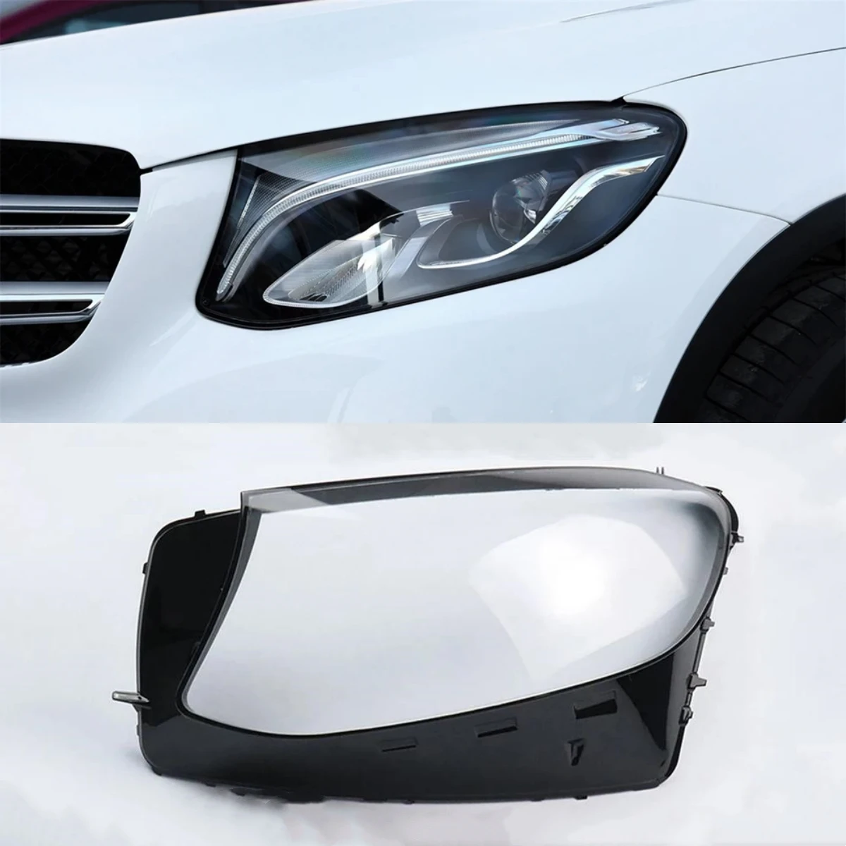 Для Benz GLC W253 GLC200 GLC260 GLC300 2016-2019 Крышка для автомобильной фары стеклянная крышка для фары прозрачный абажур
Для Benz GLC W253 GLC200 GLC260 GLC300 2016-2019 Крышка для автомобильной фары стеклянная крышка для фары прозрачный абажур