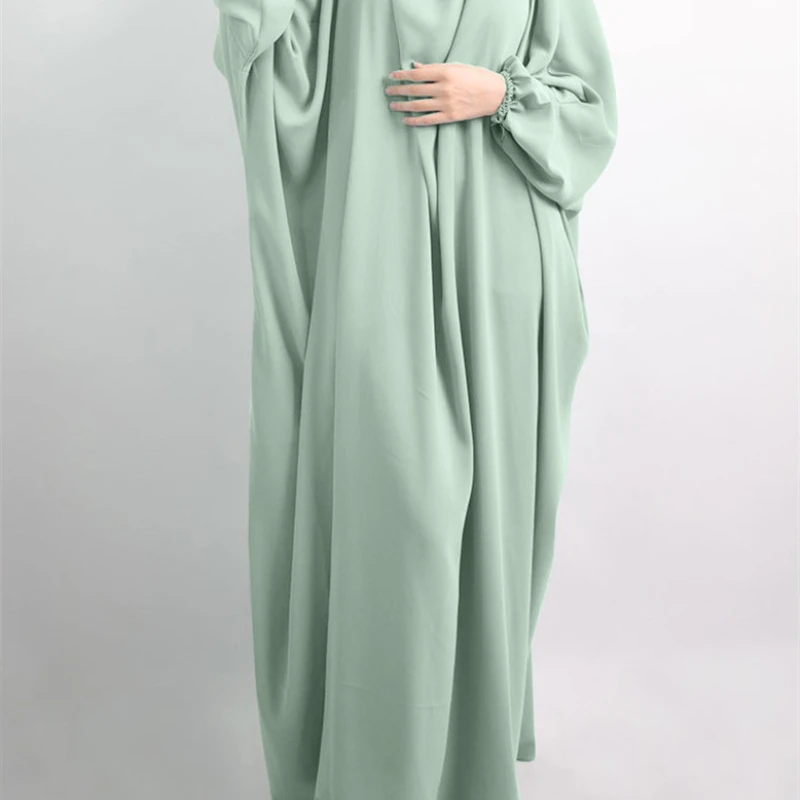 Muslim Women Fashion One-piece Prayer Dress 2023 Abaya Smocking Sleeve Islamic Clothing Dubai Saudi Solid Robe Turkish Modesty
Muslim Women Fashion One-piece Prayer Dress 2023 Abaya Smocking Sleeve Islamic Clothing Dubai Saudi Solid Robe Turkish Modesty