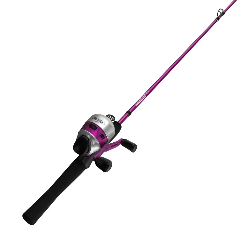 Zebco 33 Spincast Reel and Fishing Rod Combo, 6-Foot 2-Piece Durable Fiberglass Fishing Pole, QuickSet Anti-Reverse Fishing Reel
Zebco 33 Spincast Reel and Fishing Rod Combo, 6-Foot 2-Piece Durable Fiberglass Fishing Pole, QuickSet Anti-Reverse Fishing Reel