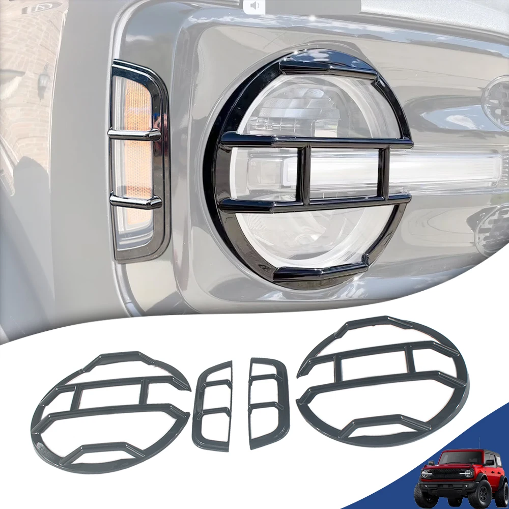 Car Front Headlight Lamp Wheel Eyebrow Light Decoration LED Protector Guard Cover for Ford Bronco 2021-2024 Exterior Accessories
Car Front Headlight Lamp Wheel Eyebrow Light Decoration LED Protector Guard Cover for Ford Bronco 2021-2024 Exterior Accessories