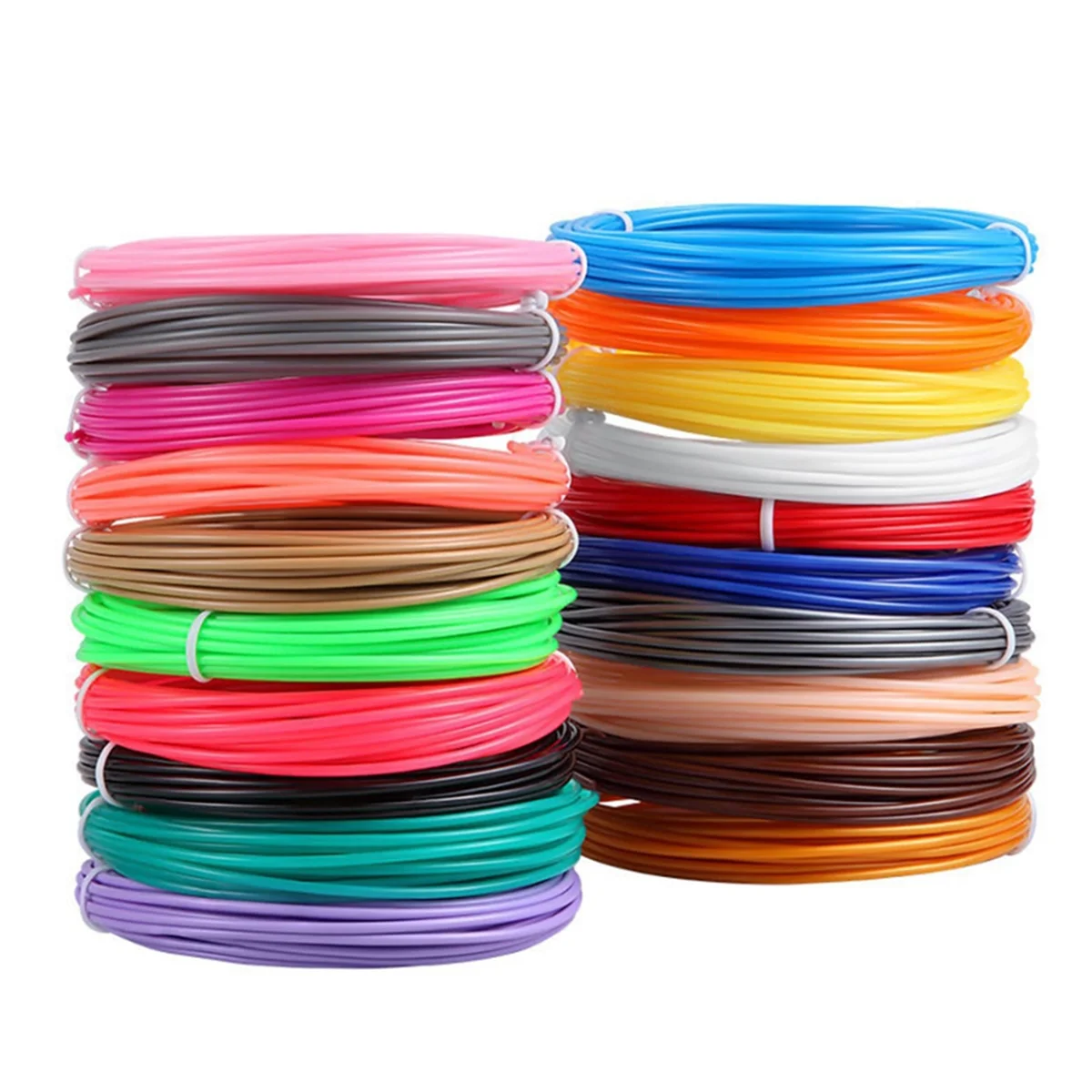 3D Pen Filament Refills 10M 1.75 mm Multi-Type PLA Filament 20 Colors, for Art and Kids, Compatible with Most 3D Pens
3D Pen Filament Refills 10M 1.75 mm Multi-Type PLA Filament 20 Colors, for Art and Kids, Compatible with Most 3D Pens