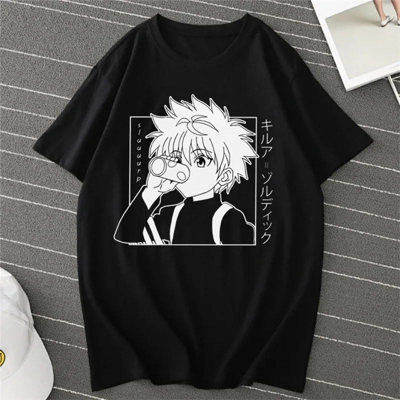 Мужская футболка Hunter X Hunter с коротким рукавом, повседневная тенниска с рисунком аниме, «дьявольский глаз», майка, одежда
Мужская футболка Hunter X Hunter с коротким рукавом, повседневная тенниска с рисунком аниме, «дьявольский глаз», майка, одежда