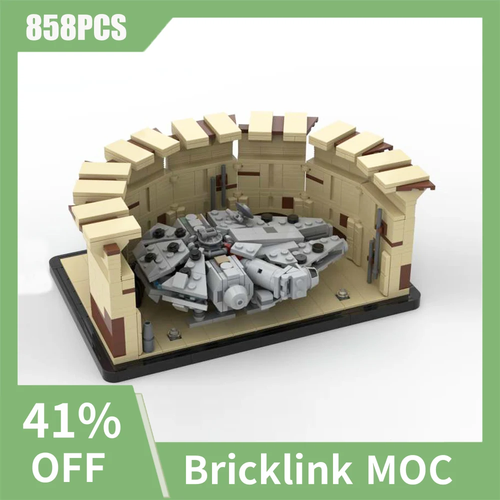 NEW 858PCS Famous star Movie MOC Micro Falcon Docking Bay 94 model DIY creative ideas Child Toy Birthday Gift Building blocks
NEW 858PCS Famous star Movie MOC Micro Falcon Docking Bay 94 model DIY creative ideas Child Toy Birthday Gift Building blocks
