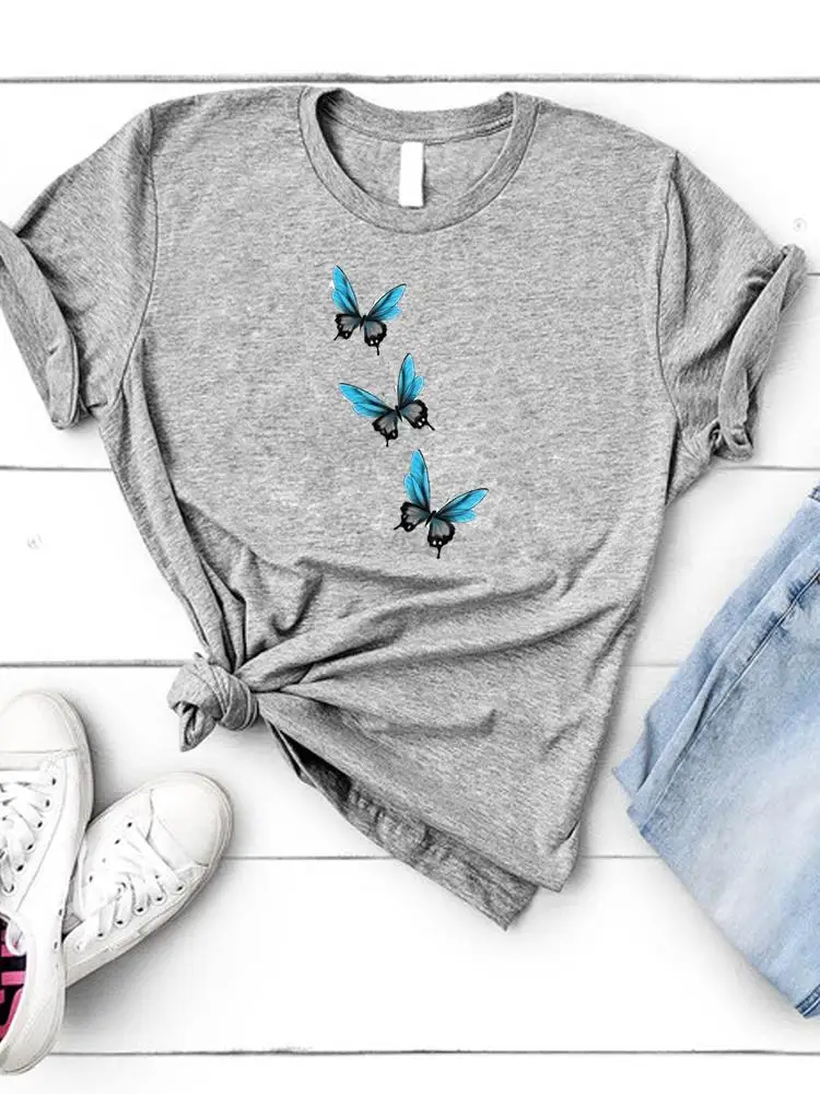 Women Clothes Graphic T-shirt Short Sleeve Summer Butterfly Sweet 90s Lady Fashion Print Female Shirt Tee
Women Clothes Graphic T-shirt Short Sleeve Summer Butterfly Sweet 90s Lady Fashion Print Female Shirt Tee