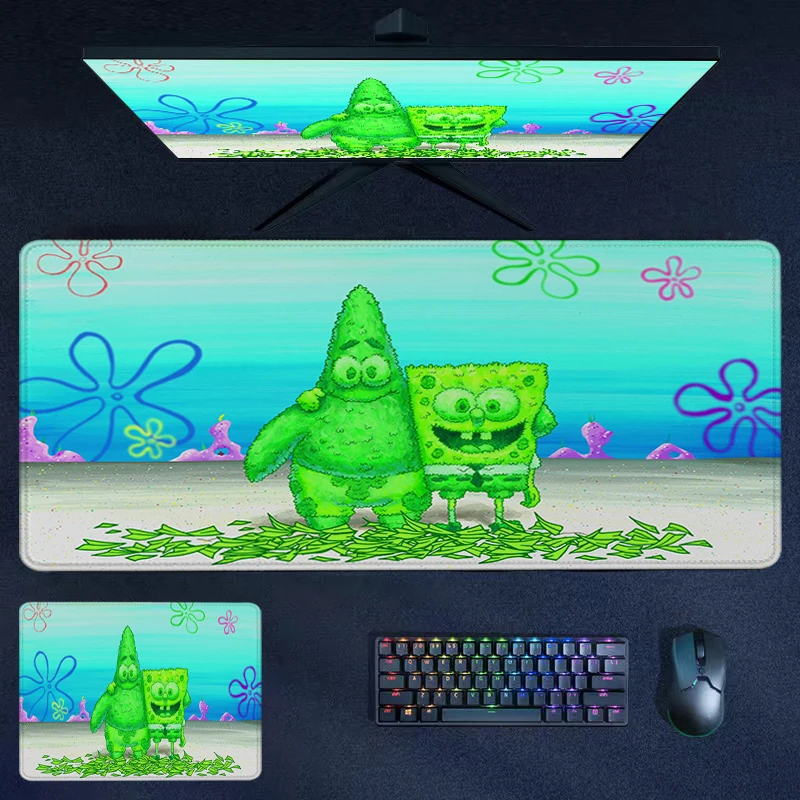 Kawaii Mouse Pad S-Spongebobs Office Computer Desk Mat Mouse Mats Gamer Keyboard Mat Stitched Edge Mousepad Cabinet Pc Accessoy 
Kawaii Mouse Pad S-Spongebobs Office Computer Desk Mat Mouse Mats Gamer Keyboard Mat Stitched Edge Mousepad Cabinet Pc Accessoy