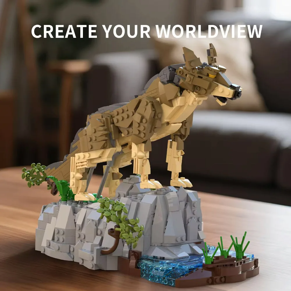 IN Stock 1192PCS MOC Wolf Animals Figures Building Blocks Wild Animal DIY Bricks Toys Movie Kids Model Toys Gifts Aldult Decor IN Stock 1192PCS MOC Wolf Animals Figures Building Blocks Wild Animal DIY Bricks Toys Movie Kids Model Toys Gifts Aldult Decor