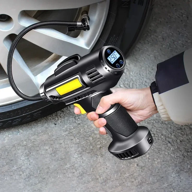 120W Handheld Air Compressor Wireless Wired Inflatable Pump Portable Air Pump Tire Inflator Digital AutoTire Inflator Equipment
120W Handheld Air Compressor Wireless Wired Inflatable Pump Portable Air Pump Tire Inflator Digital AutoTire Inflator Equipment