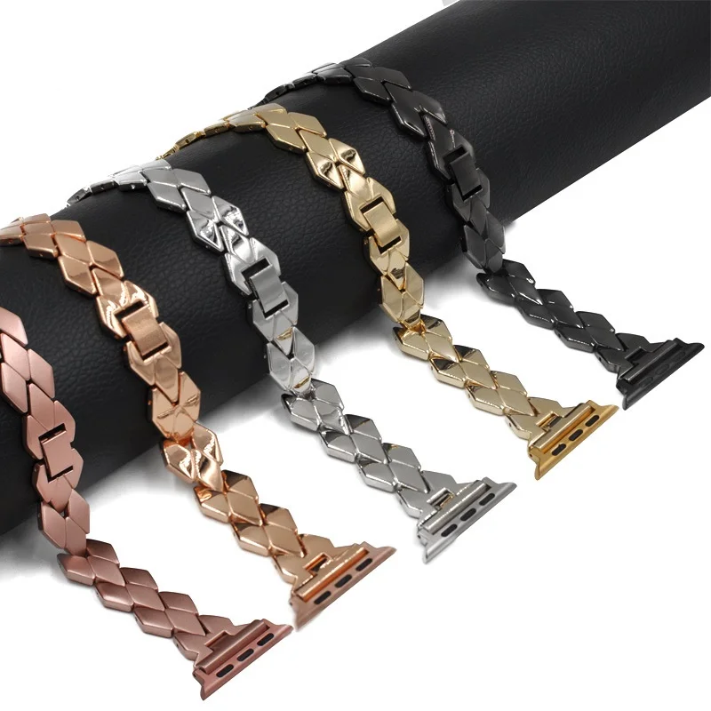 For apple watch band watch 6 SE 6 7 8 Ultra stainless steel metal diamond steel band For apple watch band 49mm 45mm41mm 44mm40mm
For apple watch band watch 6 SE 6 7 8 Ultra stainless steel metal diamond steel band For apple watch band 49mm 45mm41mm 44mm40mm