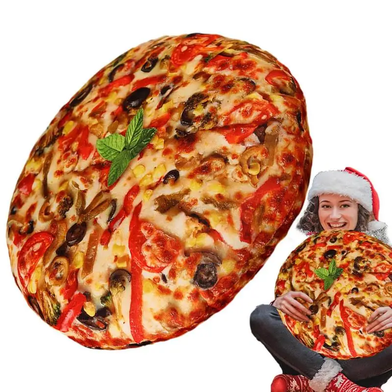 

Simulation Pizza Food 40cm Pillow Pizza Plush Toy Cute Cushion Kawaii Soft Stuffed Super Comfortable Couch Pillow Child Gift