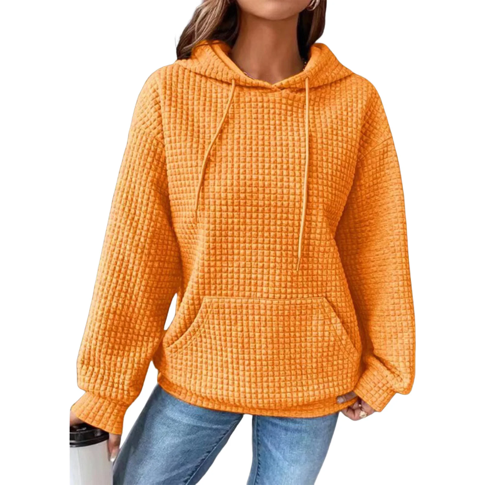 Women's Hoodie Sweatshirt Ladies Drop Shoulder Tops Solid Long Sleeve Pullover for Shopping Holiday Vacation
Women's Hoodie Sweatshirt Ladies Drop Shoulder Tops Solid Long Sleeve Pullover for Shopping Holiday Vacation