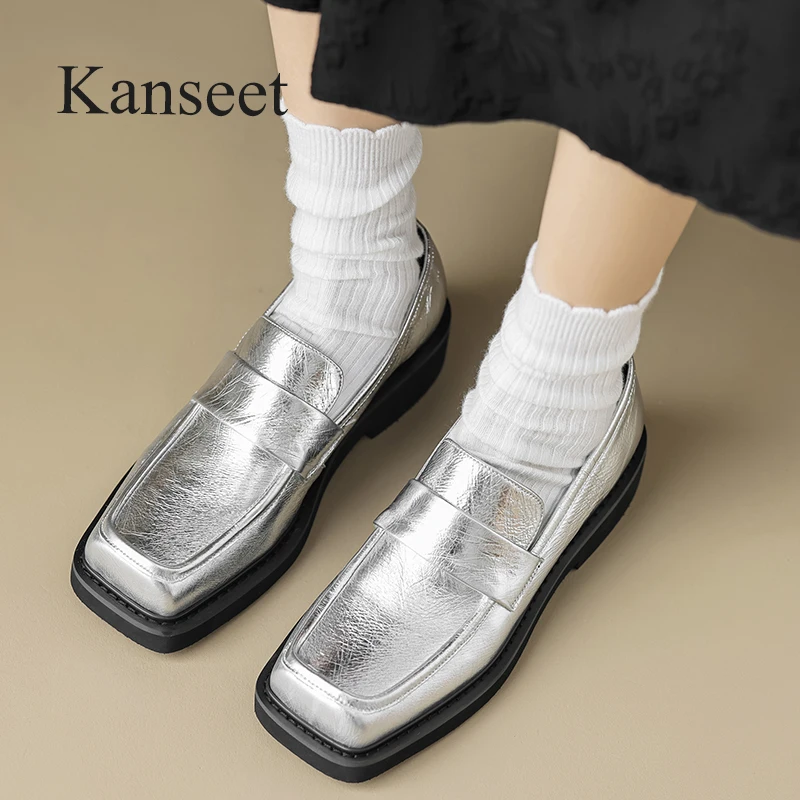 Туфли Kanseet женские серебристые, повседневные лоферы, квадратный носок, удобные туфли-лодочки, средний каблук, ручная работа, размеры 40, весна 2024
Туфли Kanseet женские серебристые, повседневные лоферы, квадратный носок, удобные туфли-лодочки, средний каблук, ручная работа, размеры 40, весна 2024