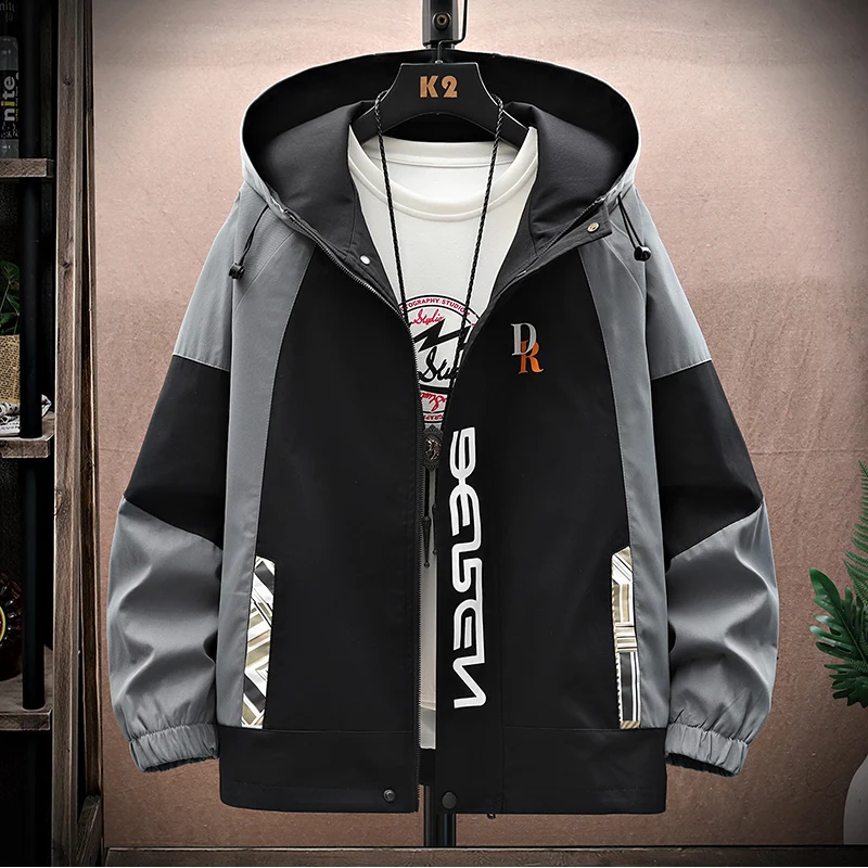 2024 Spring Autumn Windbreaker Y2K Men Polyester Regular Zipper Casual Jackets Color Block Fashion Man Surprise Price
2024 Spring Autumn Windbreaker Y2K Men Polyester Regular Zipper Casual Jackets Color Block Fashion Man Surprise Price