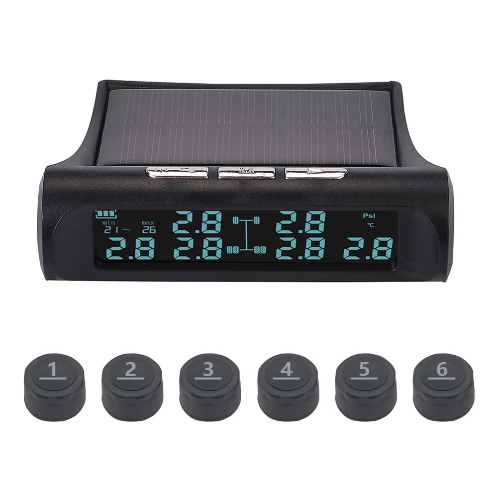 Портативный и удобный цифровой дисплей TPMS на солнечной батарее для грузовых автомобилей, универсальная совместимость, широкий диапазон давления
Портативный и удобный цифровой дисплей TPMS на солнечной батарее для грузовых автомобилей, универсальная совместимость, широкий диапазон давления