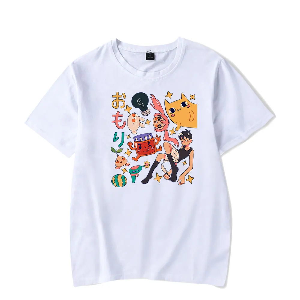 Omori Sunny Basil Kel Aubrey logo Merch T-Shirt Men and Woman Short Sleeve Women Funny T Shirt Unisex Harajuku Tops
Omori Sunny Basil Kel Aubrey logo Merch T-Shirt Men and Woman Short Sleeve Women Funny T Shirt Unisex Harajuku Tops