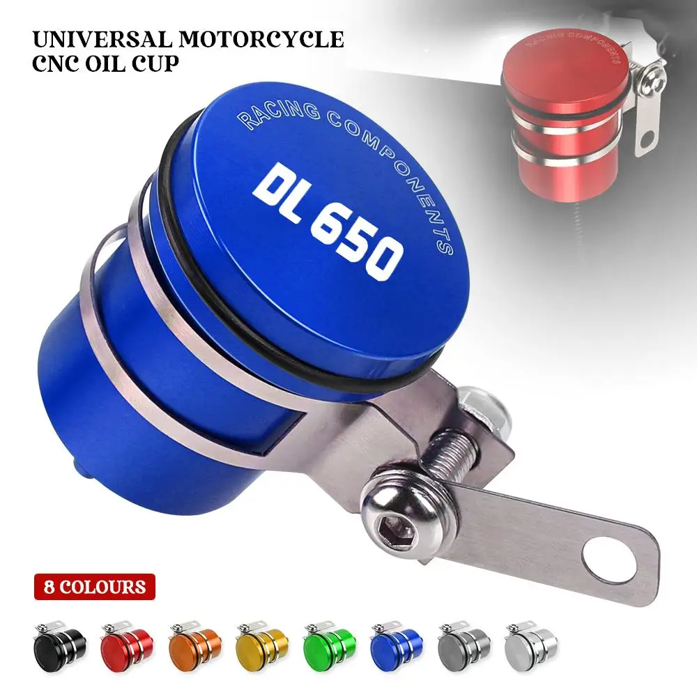 FOR SUZUKI DL650 V-STROM DL 250/650 DRZ 400 V STROM 650 DL BANDIT 600 GS 500 NEW Brake Fluid Reservoir Clutch Tank Oil Fluid Cup
FOR SUZUKI DL650 V-STROM DL 250/650 DRZ 400 V STROM 650 DL BANDIT 600 GS 500 NEW Brake Fluid Reservoir Clutch Tank Oil Fluid Cup