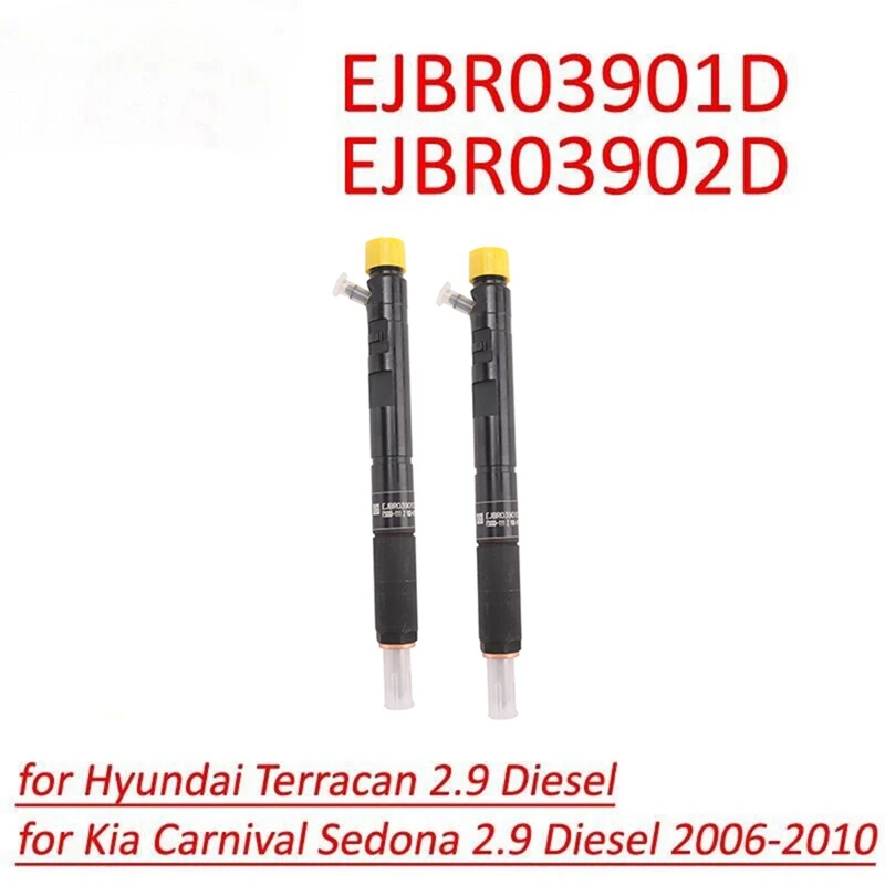 2PCS Diesel Fuel Injector EJBR03901D/EJBR03902D For Hyundai Terracan Kia Carnival Sedona 2.9 Diesel 2006-2010 338004X400
2PCS Diesel Fuel Injector EJBR03901D/EJBR03902D For Hyundai Terracan Kia Carnival Sedona 2.9 Diesel 2006-2010 338004X400