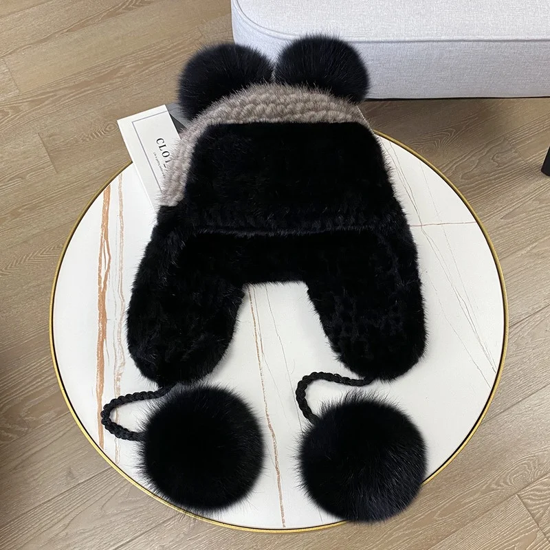 Warm Women's Fur Lei Feng Hat New Mink Fur Winter Lei Feng Hat Cute Styling Plush Outdoor Cold Protective Ear Cap
Warm Women's Fur Lei Feng Hat New Mink Fur Winter Lei Feng Hat Cute Styling Plush Outdoor Cold Protective Ear Cap