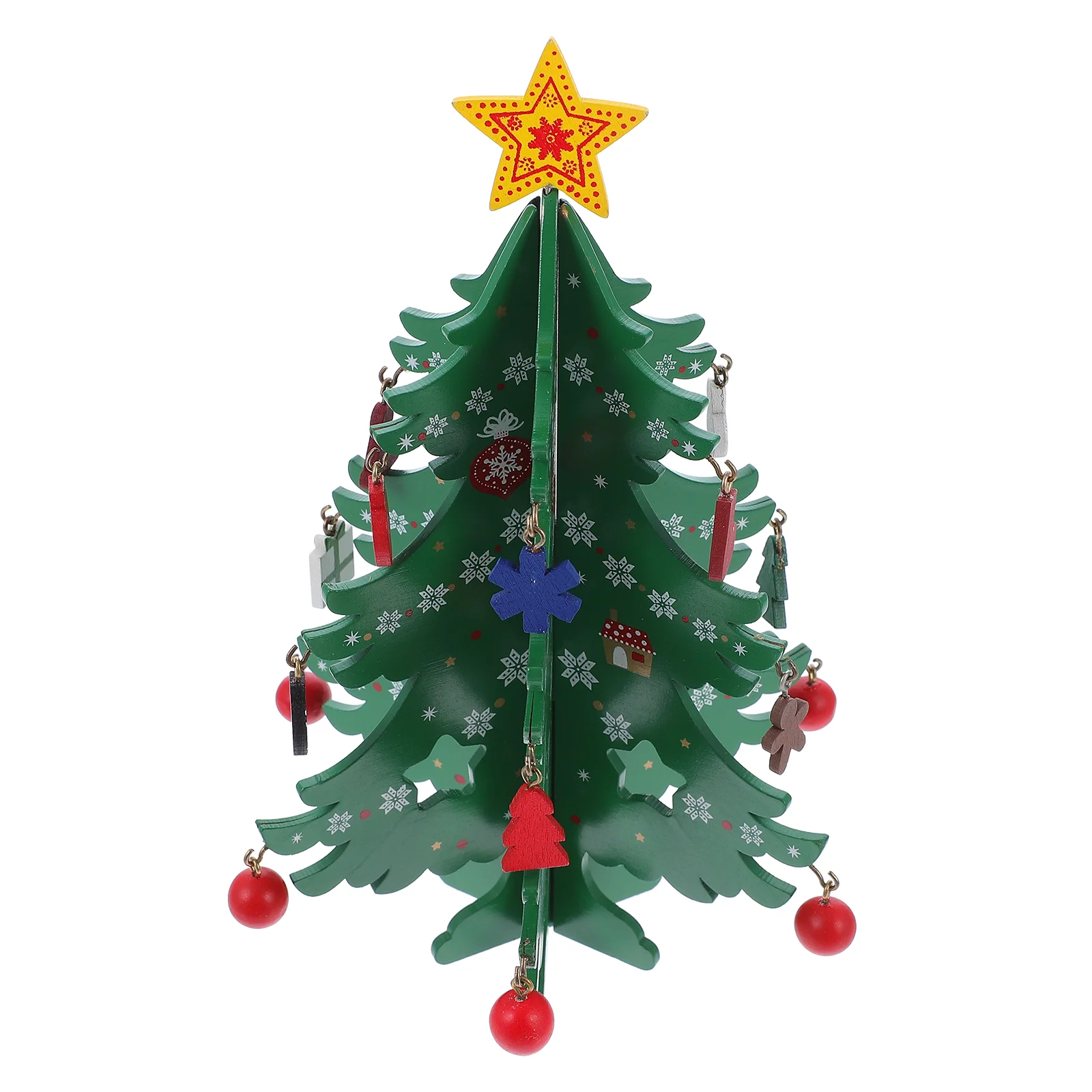 

Декоративная 3D модель рождественской елки, мини-модель Рождества, украшение для рождественской вечеринки, Рождественское украшение, Рождественская елка