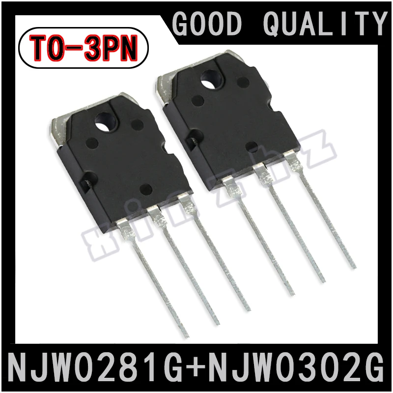 NJW0302G NJW0281G Triode Packaging TO-3PN High Power Amplifier Transistor Audio Dedicated Paired Transistor NPN PNP
NJW0302G NJW0281G Triode Packaging TO-3PN High Power Amplifier Transistor Audio Dedicated Paired Transistor NPN PNP
