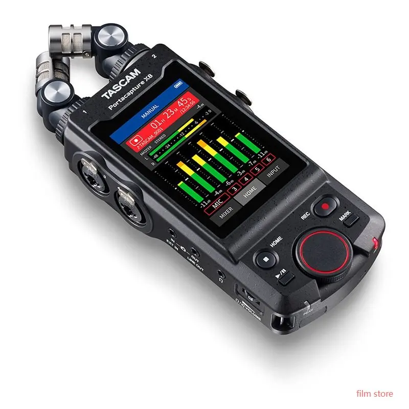 

Tascam/Darth Crown X8 Bluetooth Multi-Track Recorder Handheld Recording Pen Mixer SLR Synchronous Internal Recording