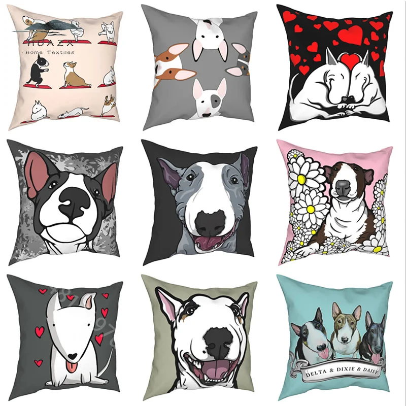 Funny Bull Terrier Pattern Pillow Case Living Room Sofa Home Office Decor Cute Cushion Cover Cartoon Lounge Bedroom Pillowcase
Funny Bull Terrier Pattern Pillow Case Living Room Sofa Home Office Decor Cute Cushion Cover Cartoon Lounge Bedroom Pillowcase