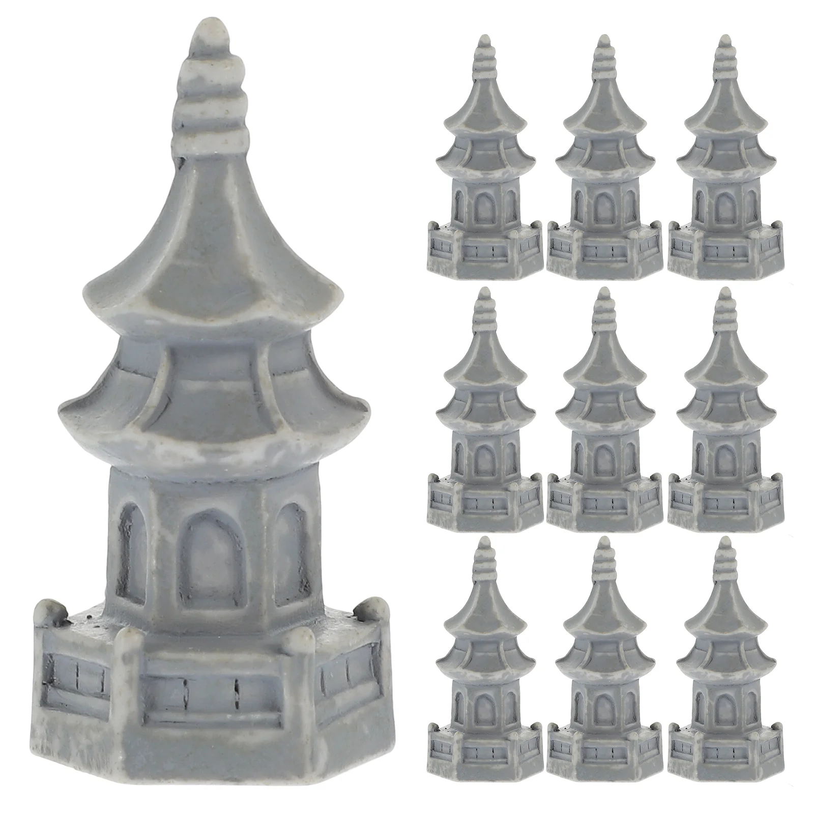10pcs Tower Statue Tower Figurine Table Pagoda Decoration Home Decor Book Shelf Decor
10pcs Tower Statue Tower Figurine Table Pagoda Decoration Home Decor Book Shelf Decor