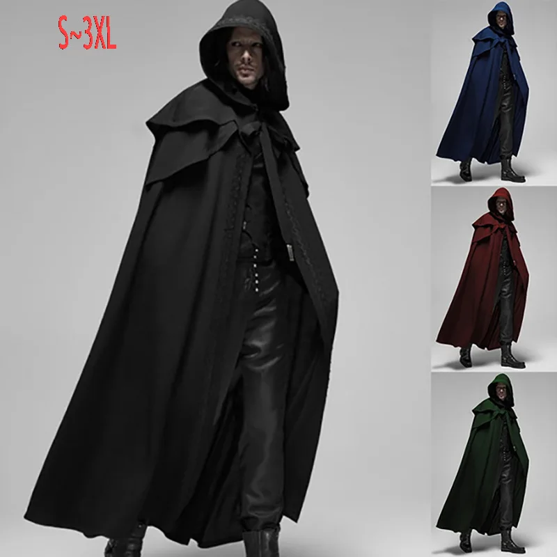 Halloween Costume Adult Death Cosplay Costumes Black Hooded Cloak Scary Devil Role Play Long Cloak
Halloween Costume Adult Death Cosplay Costumes Black Hooded Cloak Scary Devil Role Play Long Cloak