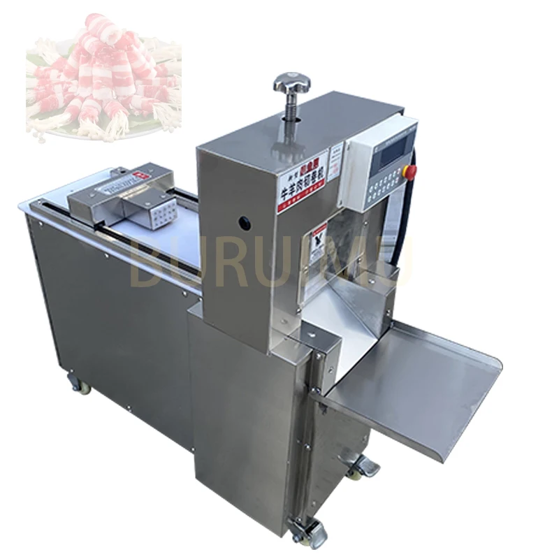 CNC Double Cut Mutton Roll Machine Electric Stainless Steel Meat Slicer Lamb Vegetable Cutting Machine 110V 220V
CNC Double Cut Mutton Roll Machine Electric Stainless Steel Meat Slicer Lamb Vegetable Cutting Machine 110V 220V
