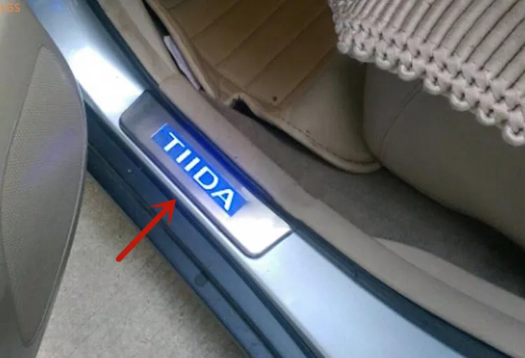 For Nissan Tiida 2005-2016 stainless steel LED threshold guard welcome pedal anti-scratch protection car accessories
For Nissan Tiida 2005-2016 stainless steel LED threshold guard welcome pedal anti-scratch protection car accessories