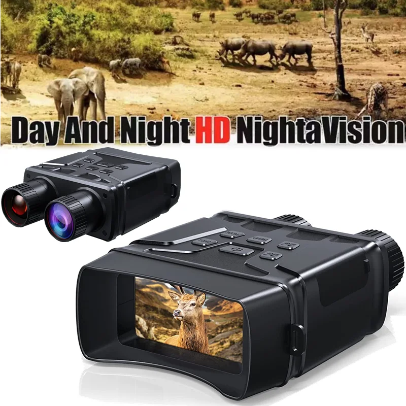 1080P Digital Night Vision Binoculars HD Infrared Night Vision Telescope Clearly See In Complete Darkness for Hunting, Fishing
1080P Digital Night Vision Binoculars HD Infrared Night Vision Telescope Clearly See In Complete Darkness for Hunting, Fishing
