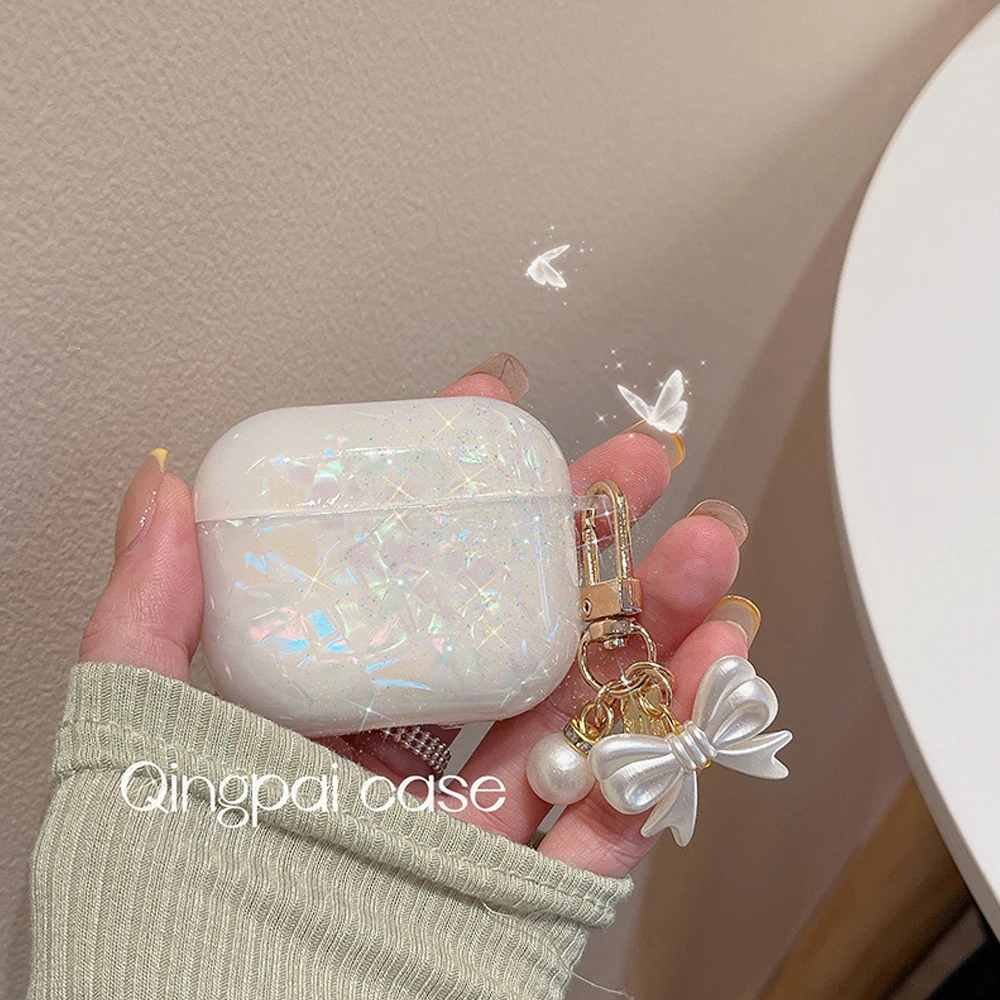 Luxury Dreamy Case for Apple AirPods 1 2 3 3rd Case for AirPods Pro Case with Keychain Bownot Flower Pearl Earphone Accessories
Luxury Dreamy Case for Apple AirPods 1 2 3 3rd Case for AirPods Pro Case with Keychain Bownot Flower Pearl Earphone Accessories