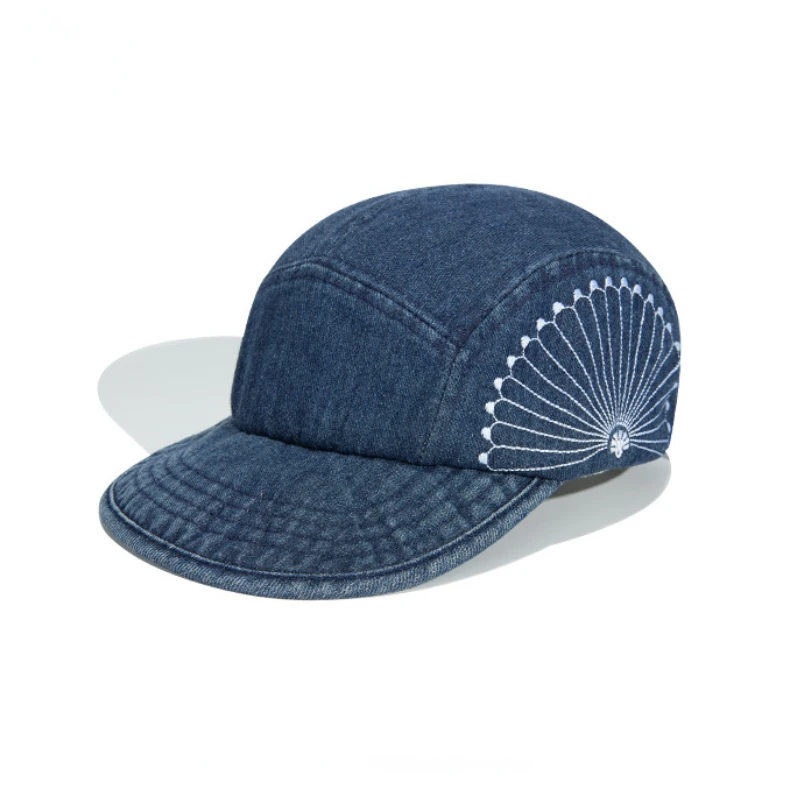 High Quality DenimBaseball Cap Chrysanthemum Embroidery Soft Top Short-brimmed Caps Blue-dyed for Men Women Kids
High Quality DenimBaseball Cap Chrysanthemum Embroidery Soft Top Short-brimmed Caps Blue-dyed for Men Women Kids