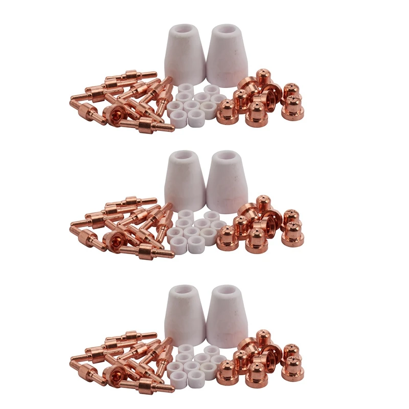 96Pcs For PT 31 LG-40 40A Standard Size Plasma Cutting Torch Cutter Consumables Extended Tip Nozzles Electrode
96Pcs For PT 31 LG-40 40A Standard Size Plasma Cutting Torch Cutter Consumables Extended Tip Nozzles Electrode