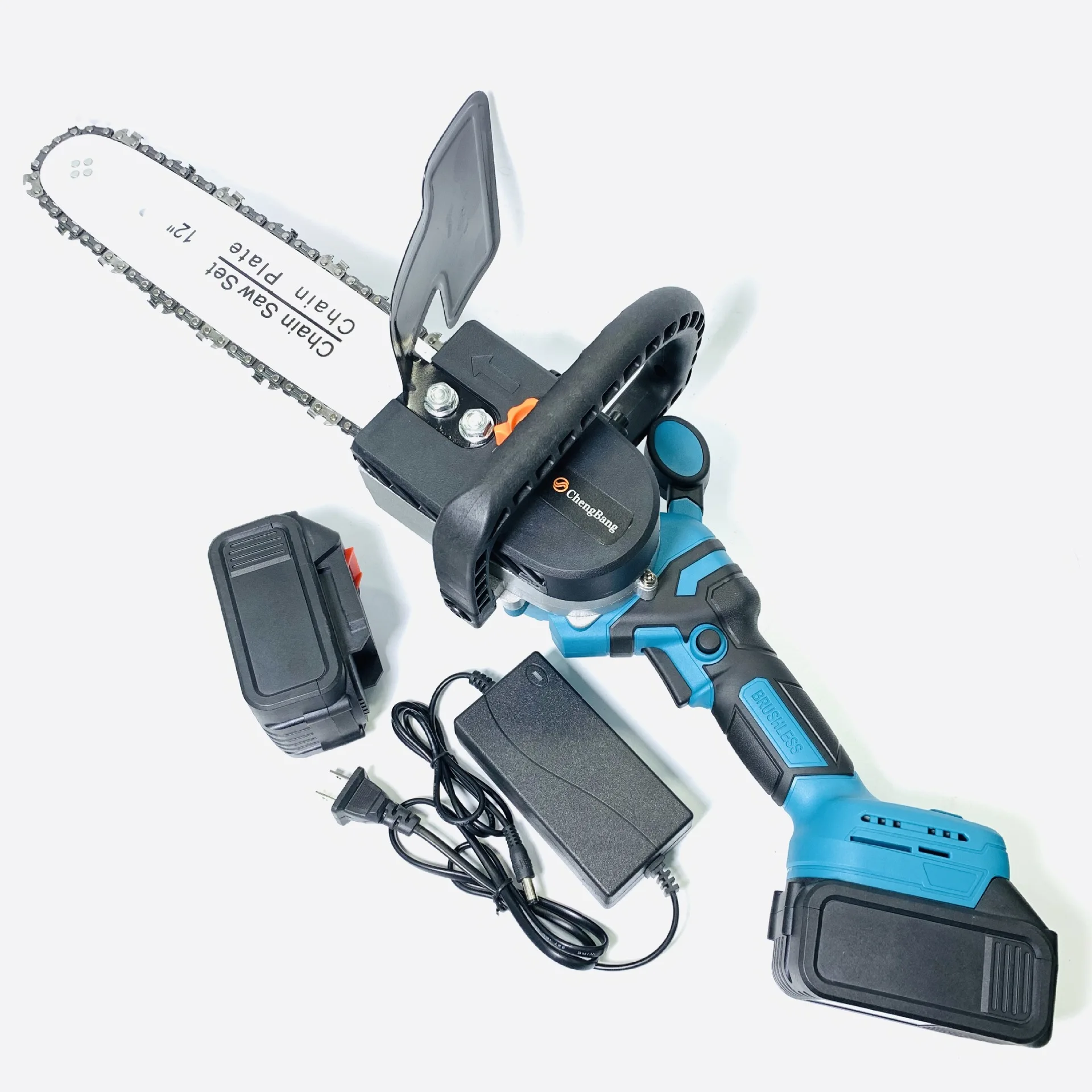 Lithium electric brushless electric chain saw 12 inch MTJ01 automatic high-speed motor pump oil
Lithium electric brushless electric chain saw 12 inch MTJ01 automatic high-speed motor pump oil